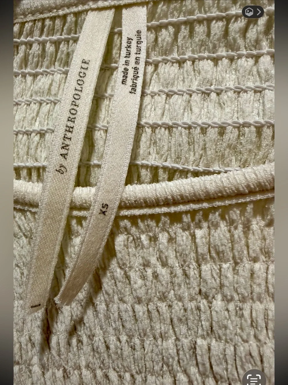 Anthropologie beautiful ivory